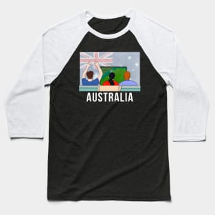 Australia Fans Baseball T-Shirt